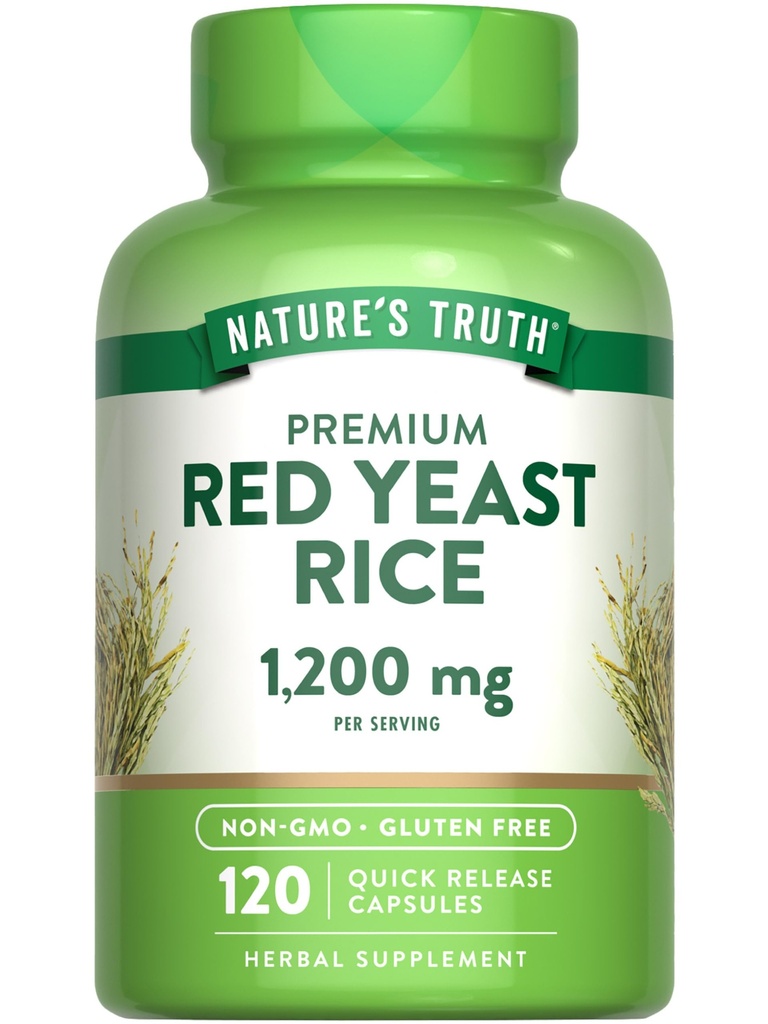 Natura's Truth Red Yeast Rice Capsule 1200 mg 