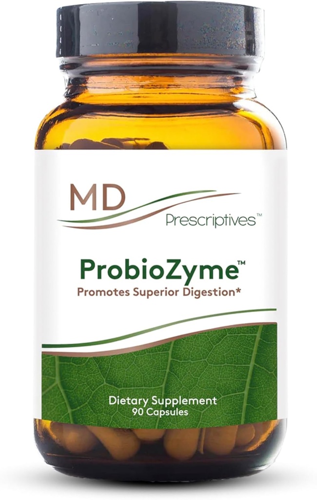Medicamente MD - ProbioZyme - Enzime digestive vegetariane - Supliment pentru Digestive & Gut Health - 90 capsule