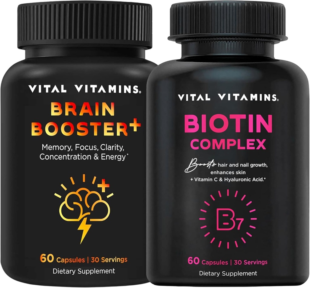 Vital Vitamine Booster Brain Plus + Capsule Complex Biotin