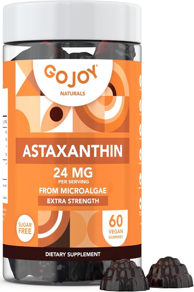 GOJOY NATURALS Astaxanthin Gummies 24mg 