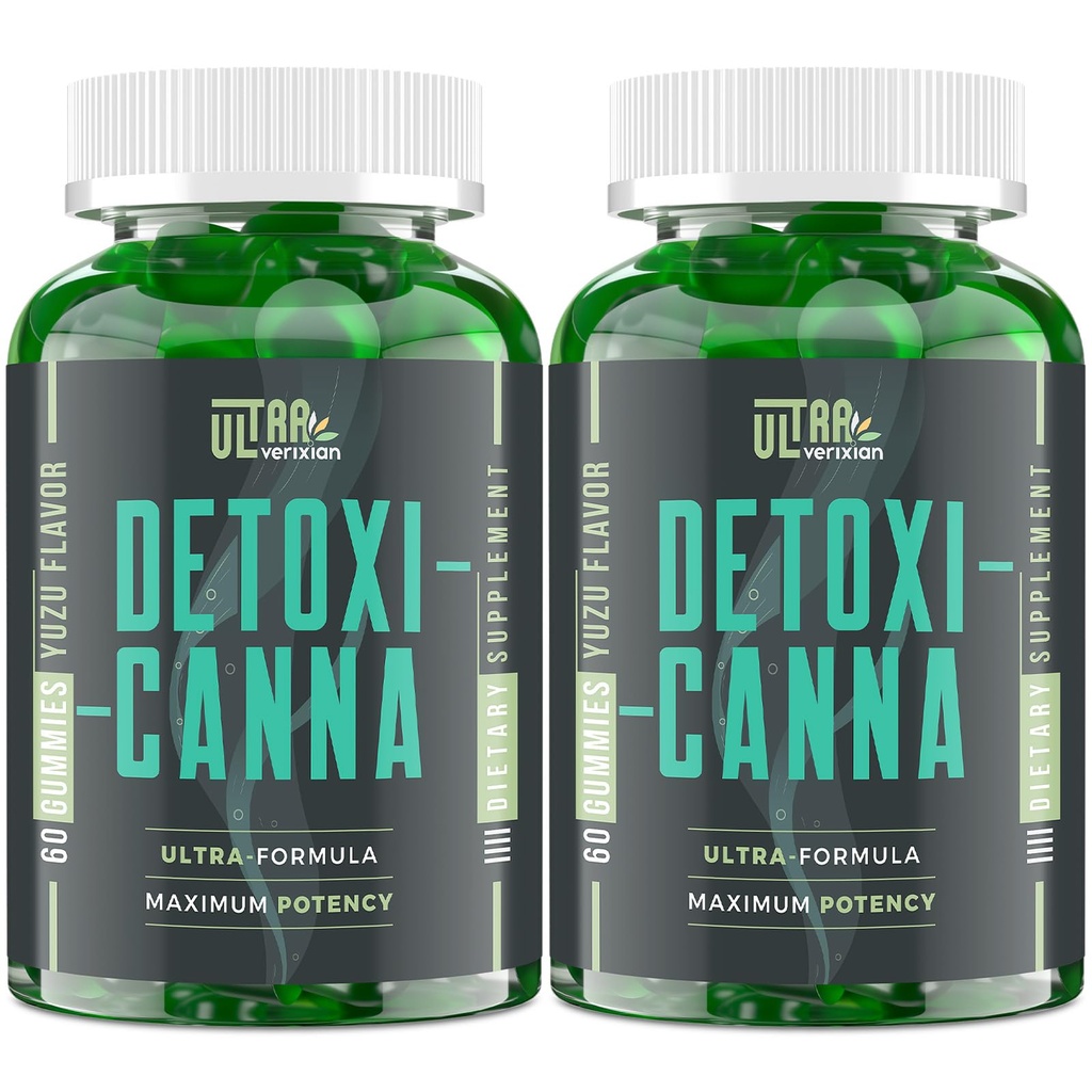 Detox Cleanse Gummies - Ficat, Gut, Rinichi Curățare Detoxifiere & Reparație, Rapid & Eficient Full Body Cleanse Cel mai bun pentru femei și bărbați cu muls de lapte - Natural Plant-Based Detox Supliment, 120 Gummies