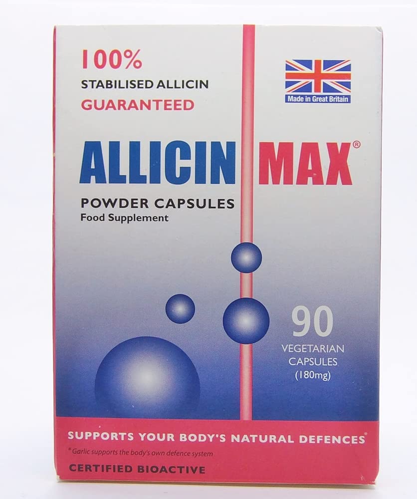 Allicen Max 100% Allicin pur 90vcaps (2 ambalaj)