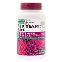 NaturesPlus Herbal Active Red Yeast Rice, eliberare extinsă - 600 mg, 120 Mini Tablete - Supliment vegetal - Vegan, Vegetarian, Gluten-Free - 60 Serviri
