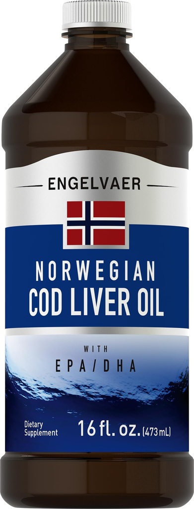 Piping Rock Cod Ulei de ficat lichid 