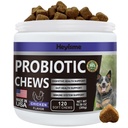 Probiotice pentru câini, Îmbunătățirea Echilibrul Drojdii, Itchy Skin Mâncărici Urechi, Sanatate Gut, Alergii, Imunitate, Probiotice Dog și Enzime Digestive cu Prebiotice - Reduce diaree (Chicken, 120 Chews)