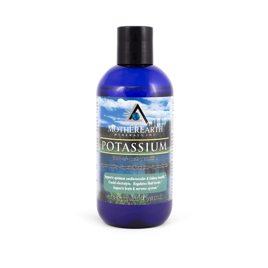Minerale Mama Pământ - minerale Angstrom, Potasiu, 8 Ounce