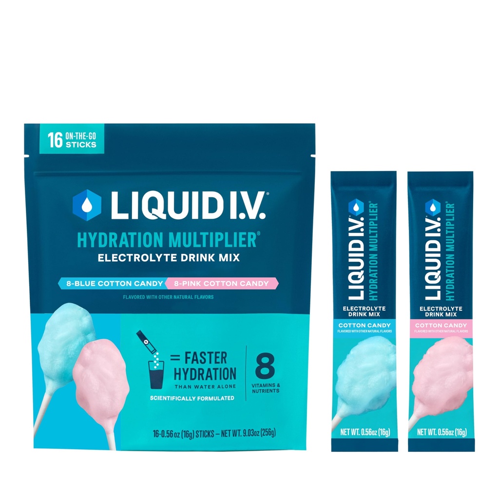 Multiplicator de hidratare I.V.® lichid - Bumbac Bomboane de vată 