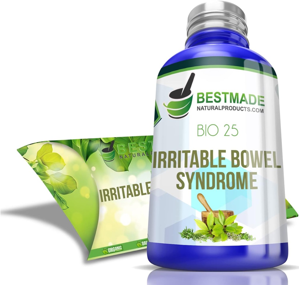 Bestmade Produse naturale Solutie Digestive Comfort BIO25 - Remediu natural pentru sindromul de intestin iritabil, Soothe Discomfort & Support Echilibru digestiv, 350 Pelete
