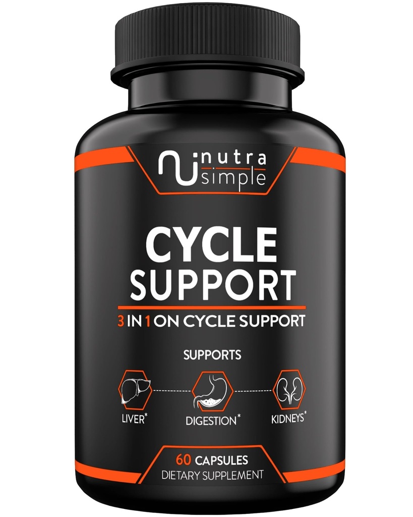Ciclu de suport Supliment pentru bărbaţi şi femei - Ficat natural de curăţare Detoxifiere & Reparaţie - Gut sănătate şi rinichi de sprijin cu muls de lapte, sfeclă rădăcină, păpădie, colină, extract de anghinare - 60 capsule