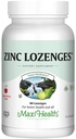 Maxi-Health Zinc Lozenges - Zinc Citrate 10mg - cu vitamina C - Cherry Flavor - 60 Chewables - Kosher