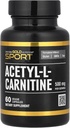 California Gold Nutrition Acetil-L-Carnitina, 500 mg, 60 Capsule Veggie