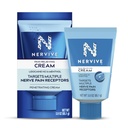 Nervive Pain Relieving Cream, Max Putere Durere Topical non-Greasy Reliever cu lidocaină și mentol pentru degetele de la picioare, picioare, degete, mâini, picioare și brațe, 3.0oz