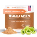 Amla Powder Superfood Supliment cu Spice de dovleac, 20x Ultra concentrat Amla, Made with Scorțișoară, Ghimbir, Nucșoară, Cuișoare, Allspice, Cardamom, Indian Agrișe, Spice de dovleac, 30 Servings