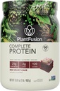 PlantFusion complet Vegan pulbere de proteine - praf de proteine pe bază de plante cu BCAAs, enzime digestive și proteine de mazăre - Keto, gluten gratuit, soia, non-Dairy, fără zahăr, non-GMO - Red Velvet 1 lb