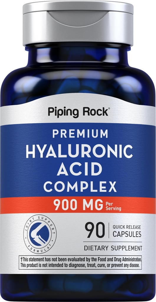 Piping Rock Hyaluronic capsule de acid 900 mg 