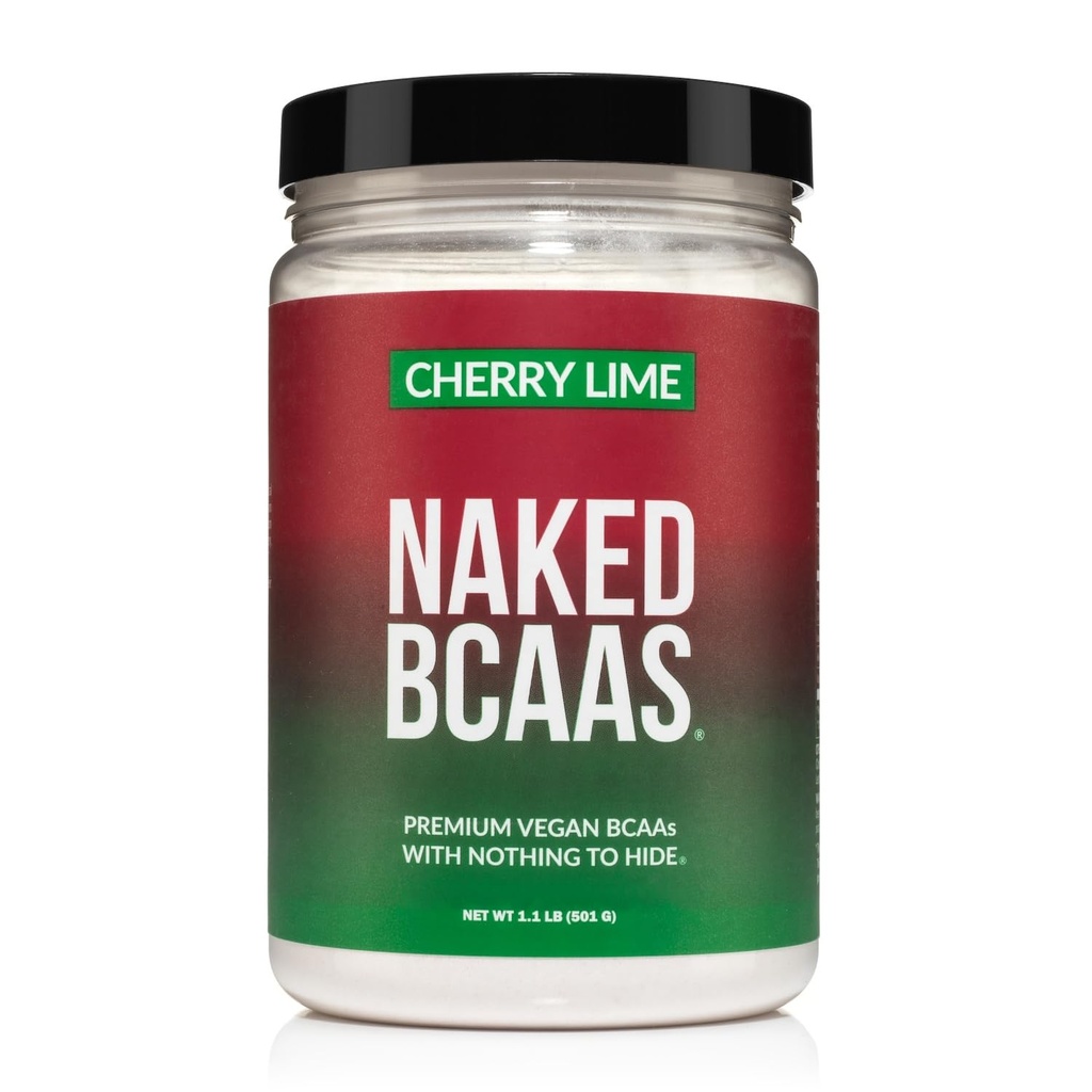NAKED Lime Lime BCAAs Aminoacids Pulbere, 100% Pure 2:1:1 Formula, Lanț Ramurat Vegan Amino Acidi, Instantizat Toate naturale BCAA pulbere Supliment - 501 Grams, 34 Serviri