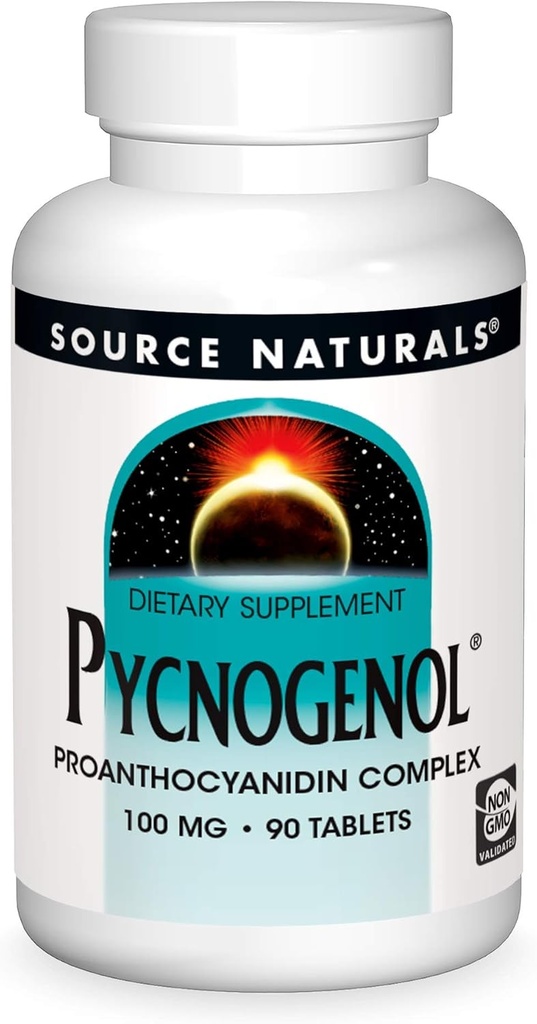 Naturals Sursa Pycnogenol, Proanthocyanidin Complex,100 mg - 90 comprimate