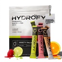 Hidrogen hidrofy Apă + Electroliţi Băutură Mix - Variety Packet H2 Hidratare Pachete cu hidrogen molecular, sodiu, potasiu, magneziu Lămâie, Zmeură, Orange + Cafeină 12 Conte