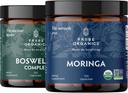 TRIBE ORGANICS Vitality Duo - Boswellia Complex - Moringa - pentru suport comun, ajutor muscular, energie, pierdere in greutate, functie cerebrala