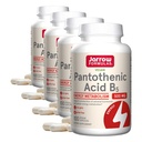 Jarrow Formulas Acid pantonic B5 500 mg - 100 Veggie Caps - Essential B Vitamina Dietary Supplement - Energy Production & Metabolism Support - 100 Servings (Pachet de 4)
