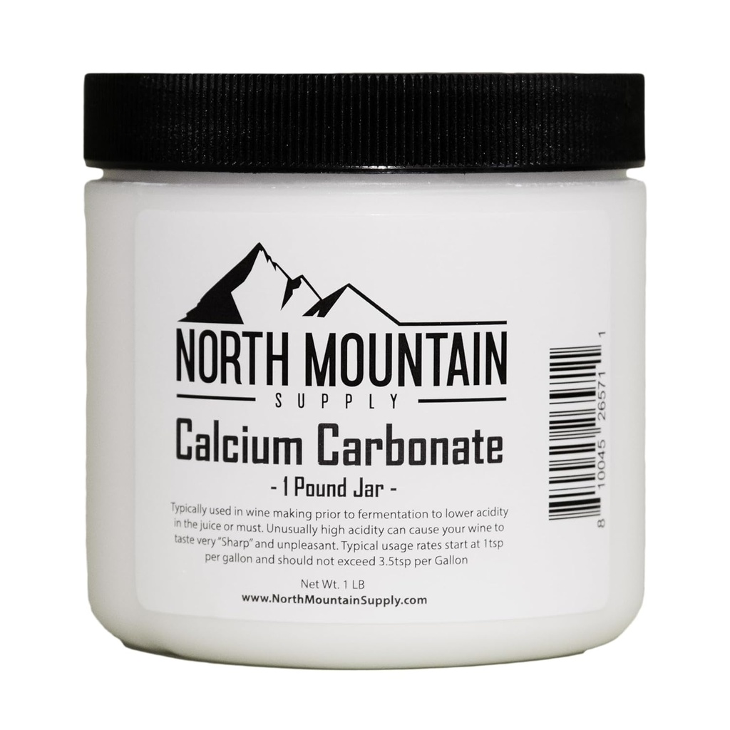 Nord Mountain Supply Food Grad Carbonat de calciu - 1 borcan
