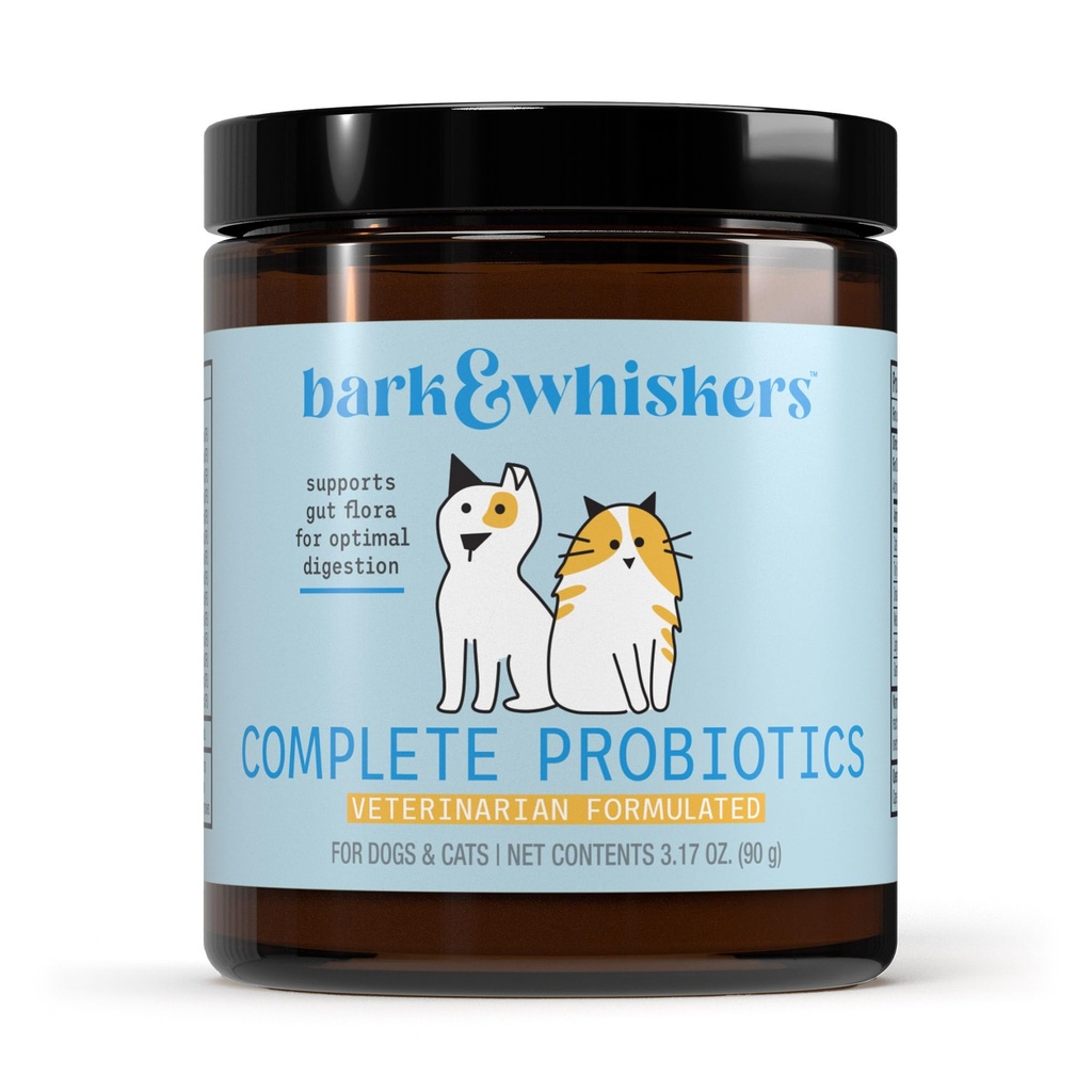 Dr. Mercola, Probiotice complete, pentru pisici și câini, 3.17 oz (90 g), susține funcția imunitară, suport digestiv, non OMG, soia gratuit, gluten gratuit