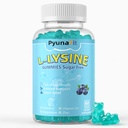 L-Lysine Gummies 1000mg, 5 in 1 Rezistenta suplimentara pentru suport imunitar, Skin & Lip Health, Chewable Lysine Supliment pentru copii Adulti, 60 Conte
