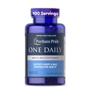 Puritan's Pride One Daily Men's Multivitamine, Dietary Supplement to Support Heart and Male Reproductive Health with Vitamina A, C, D, E, and Zinc, 3 Month Supply, 100 Count