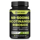 5in1+ Nicotinamidă Ribozidă Supliment cu Resveratrol, Querbetin, Turmeric, Rhodiola Rosea - 90 Conte pentru 90 de zile