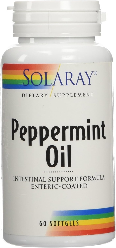 Solaray - Ulei de menta, 60 softgels