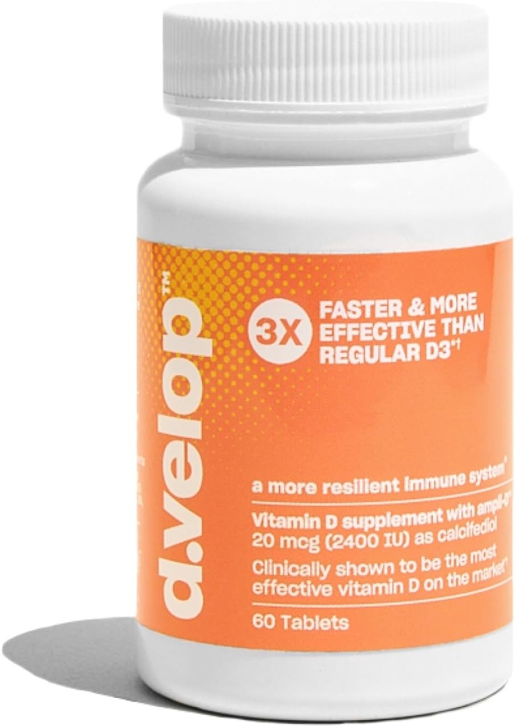 d.Velop Vitamina D Suplimente 2400 UI, 20 mcg 