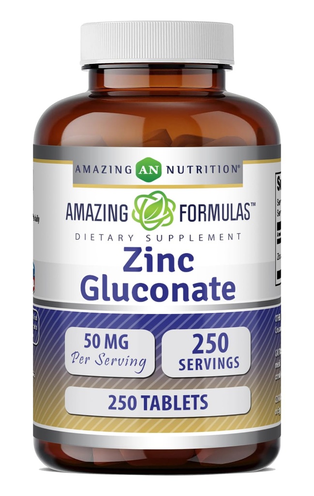 Formule uimitoare de zinc Gluconate 50 Mg Suplimentul 