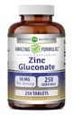 Formule uimitoare de zinc Gluconate 50 Mg Suplimentul 