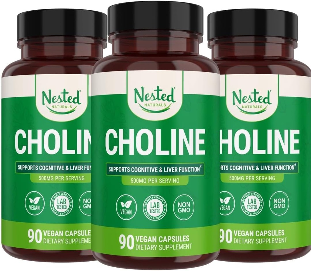 Naturale Nested Choline Bitartrate 500mg 