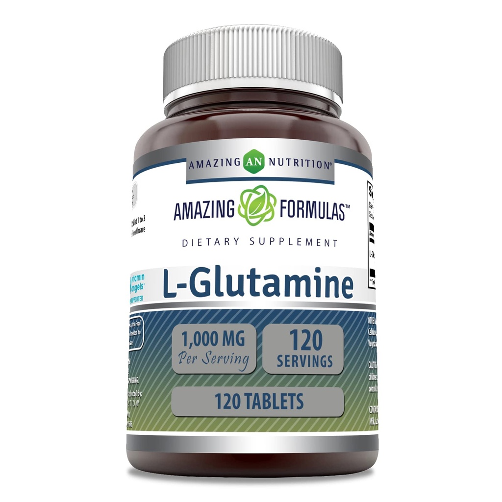 Amazing Formulas L Glutamina 1000 Mg Tablets 