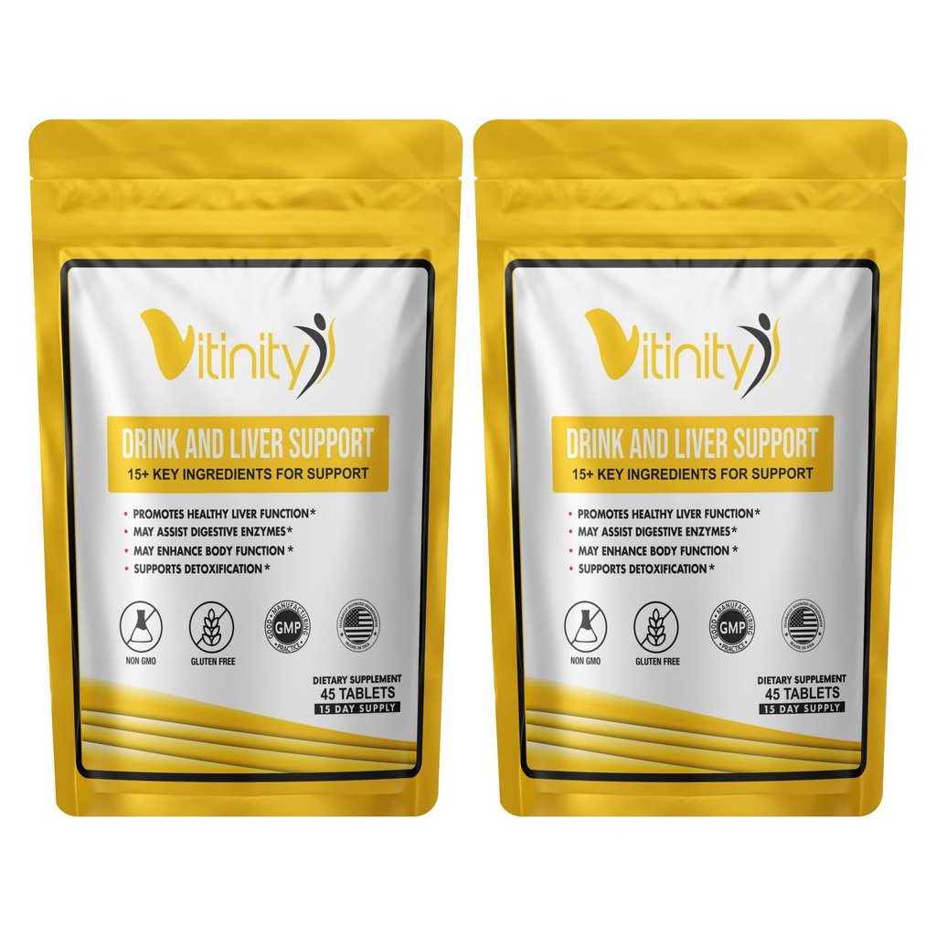 Anti Drink Liver Supplement-15+Key Ingredients for Craving Support,Liver Health,Kudzu, Milk Thistle,Holy Basil,DHM,All Natural Cleanse,Gradual Reduction,Nutrient Replenisher Tablets(30 Days)
