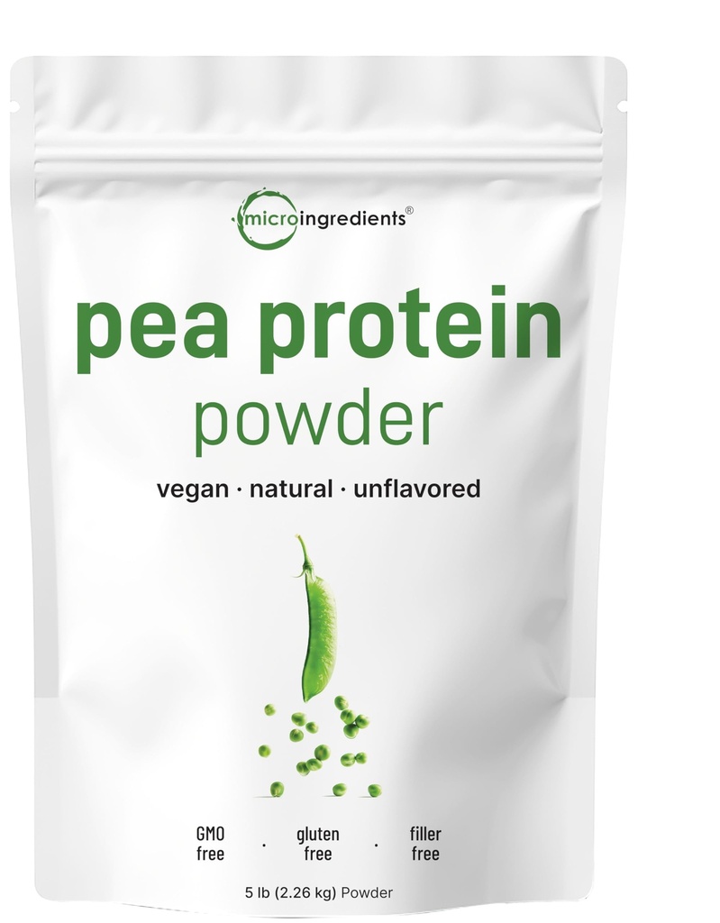 Micro Ingrediente North American Grown, Pea Protein Powder, 5 Lire Pe bază de plante, Nearomated 