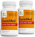 Terry Natural Curammed Relief de durere acută - Supliment cu BCM-95 Curcumin & BOS-10 Boswellia - Black Seed Seed Oil to Support Relief of Ocazional Discomfort - 120 Liquid Gels (Pachet de 2)