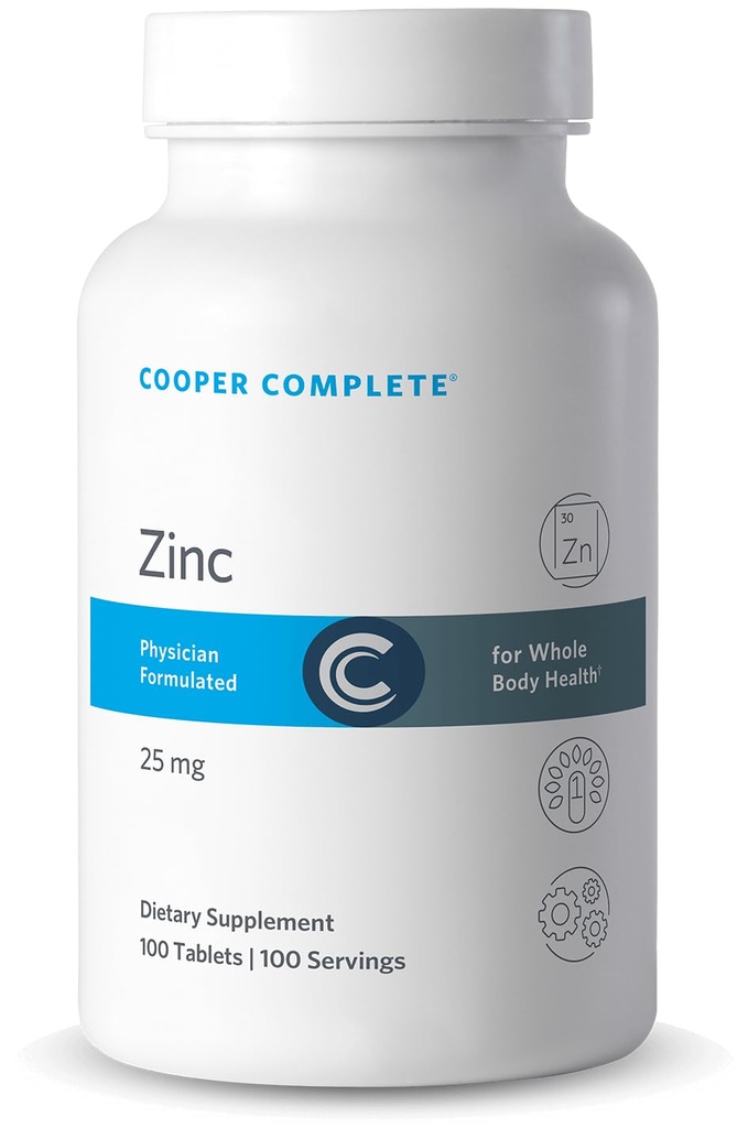 Cooper Complete 25 mg Zinc 100 comprimate Cutie cu 1 comprimat