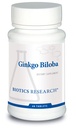 Biotics Research Ginkgo Biloba Standardizat 24% Ginkgo Biloba La sută Extract, Creier Supliment, Nootrop, Focus, Energie, Memorie, Îmbătrânire Sanatos. 60 comprimate
