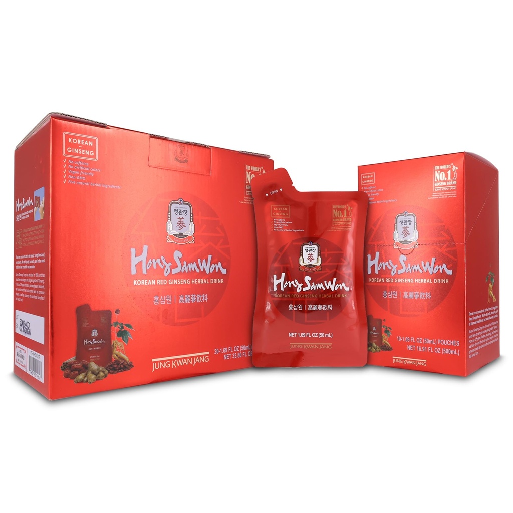 JUNG KWAN JANG HongSamWon Coreean Red Ginseng Herbal Drink 