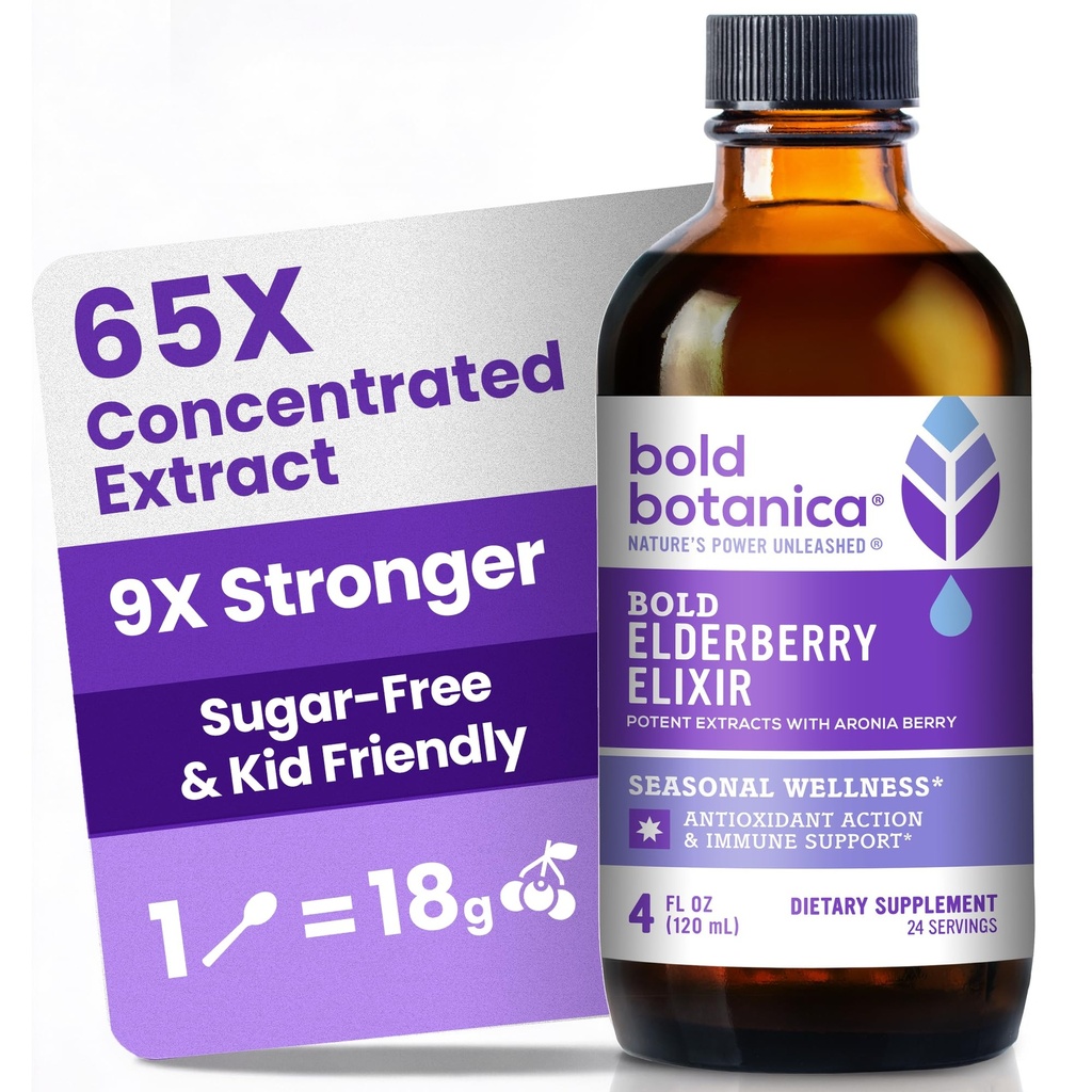 Bold Botanica Elderberry Elixir 