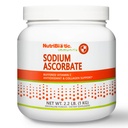 NutriBiotic - Ascorbat de sodiu Buffered Vitamina C pulbere, 2.2 Lb 