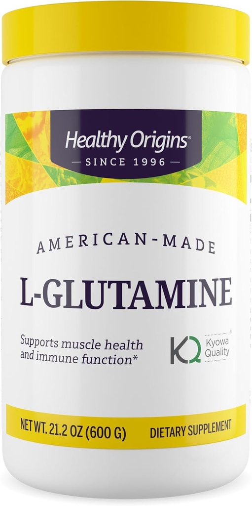 Origine sănătoasă L-glutamină (american-made, non-GMO), 21,2 Ounce