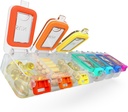 BEXEEN Weekly Medicina Organizator de pastile impermeabil 7 zile mari Pilula cutie de pastile de zi cu zi caz drăguţ de vitamina Organizator Portable Pilula de călătorie Deţinătorul de pastile XL Supliment de medicamente Dispenser O zi