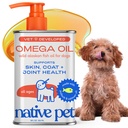 Native Pet Omega 3 Ulei de pește pentru câini și pisici - Promovează pielea sănătoasă, haina lucioasă, și articulații puternice - Made with wild Alaskan Salmon Oil for Dogs 