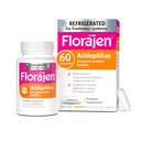 Florajen Acidophilus High Potenty Frigidered Supports Global Health, 20 Miliarde CFUs for Potent Probiotic Benefits, Unflavored, 60 Conte