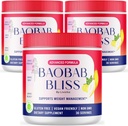(3 ambalaj) Baobab Bliss Pulbere, Baobab Bliss Pulbere organică, Baobab Bliss Pulbere toate naturale Fibra Supliment, Baobab Bliss Pulbere de fructe, Baobab Bliss Powder Organic Review, 90 Serviri timp de 3 luni