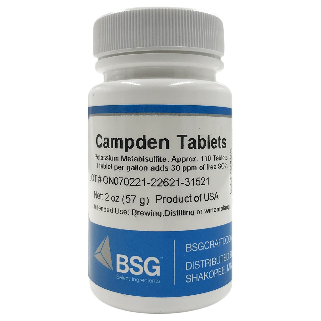 Comprimate (Potasium Metabisulfite), 2 oz