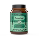 Capsule pure cu pulbere de Spirulina - 470 mg capsule 100 pastile, fără OMG-uri, naturale